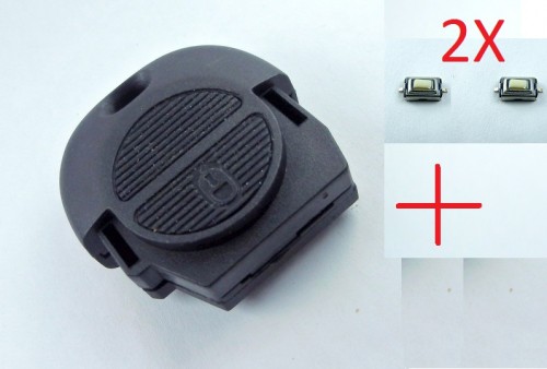 klíč Nissan 2 tlačítka + 2 x mikrospínač