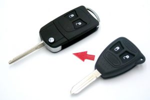 klíč autoklíč jeep dodge dálkové ovládaní planžeta tlačítka chrysler voyager cruiser cherokee limited comanche commander wrangler patriot liberty