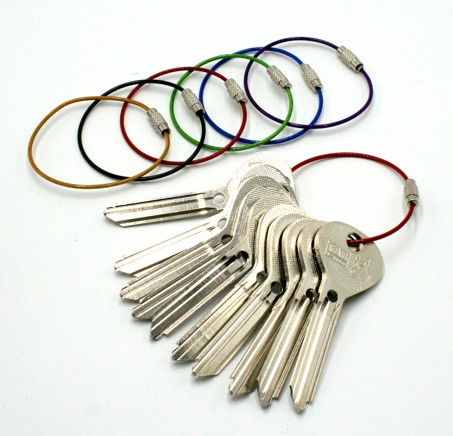 klíčenka karabinka karabina lanko klíče klíč