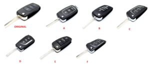 klíč škoda VW SEAT AUDI dálkové ovládaní autoklíč beetle bora caddy passat touran transporter caravelle multivan octavia fabia rapid yetty fabia felicia