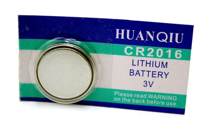 Baterie CR2016 pro autoklíče 3v
