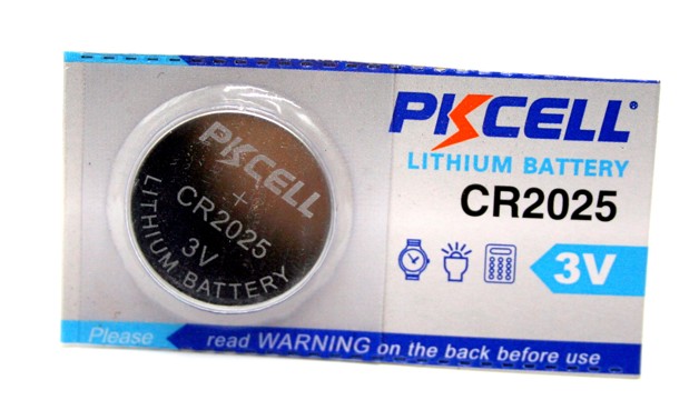Baterie CR2025 pro autoklíče 3v