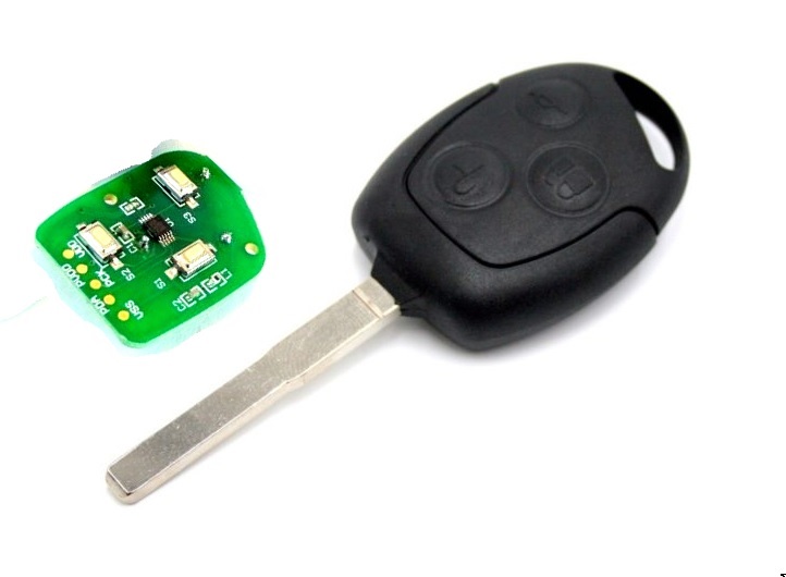 klíč Ford – kompletní 3 tlačítka, 433MHz / 4D60